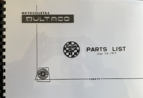 Bultaco sherpa 198a 199a - sherpa, /