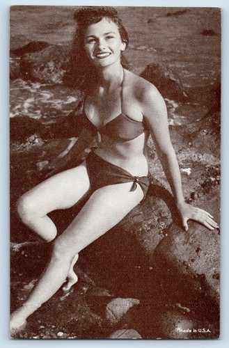 Risque postcard mutoscope card - postcard,