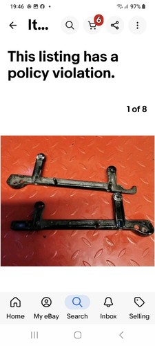 Honda vf400fd rear grab - grab, rails