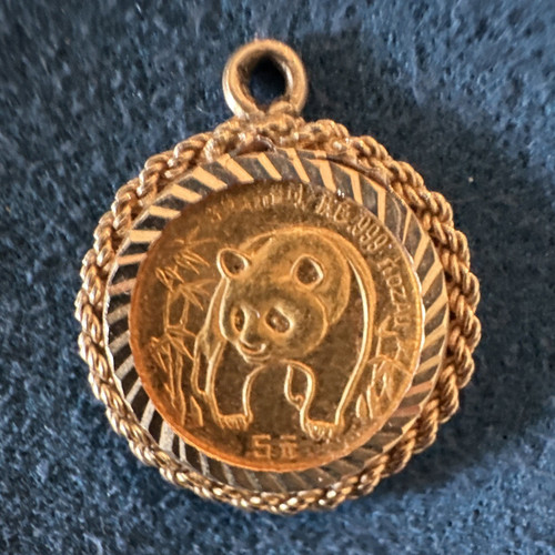 1986 chinese gold - chinese, coin