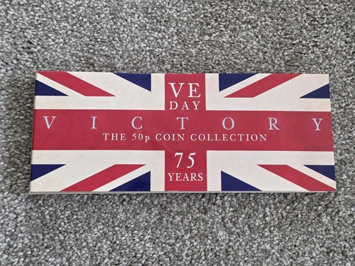 Day victory 50p fifty pence - ve,