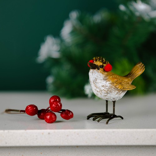 9cm christmas santa - santa, bird
