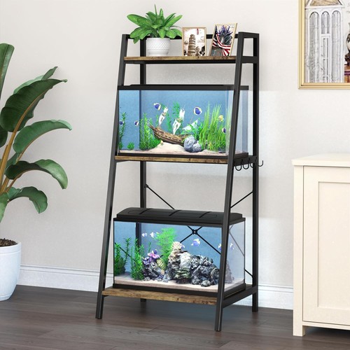 Gallon fish tank - tank, stand