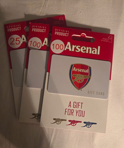 Arsenal official 100 gift - arsenal,