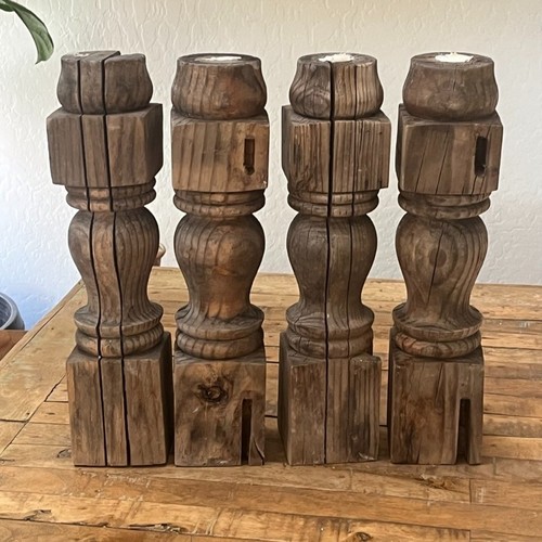 Vintage salvage wood table - salvage,