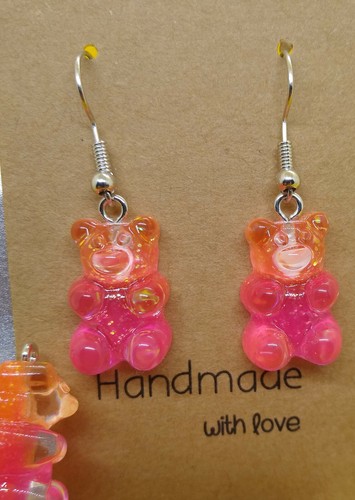 Orange and pink - and, glitter