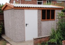 Concrete shed workshop - concrete, shed/workshop