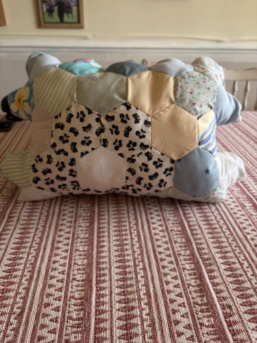Quirky patchwork cushion - quirky,