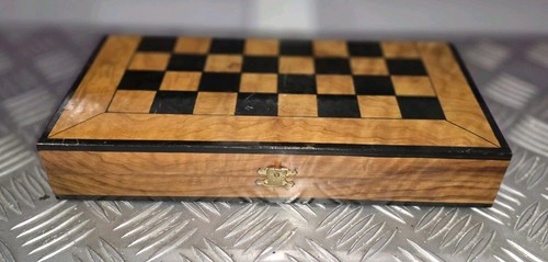 Small vintage polished wooden - vintage,