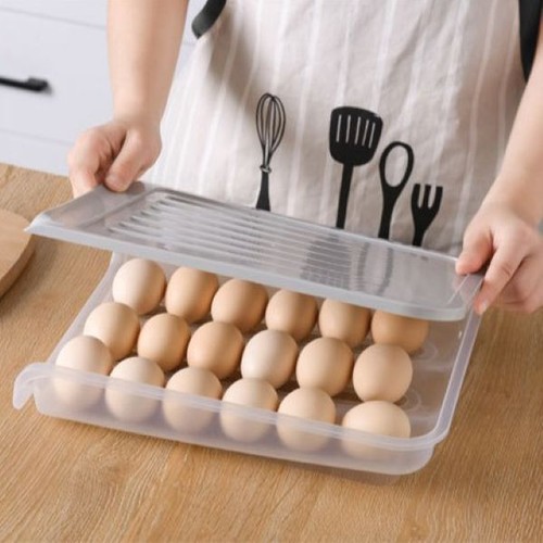 Clear stackable egg - clear, 18