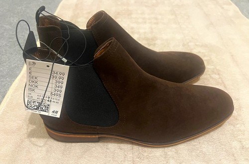 New men brown suede - h&m,