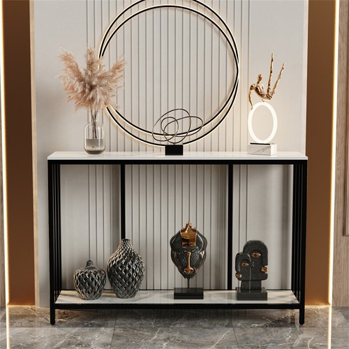 High end marble console table - marble,