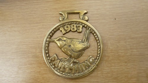 Horse brass 1983 - brass,