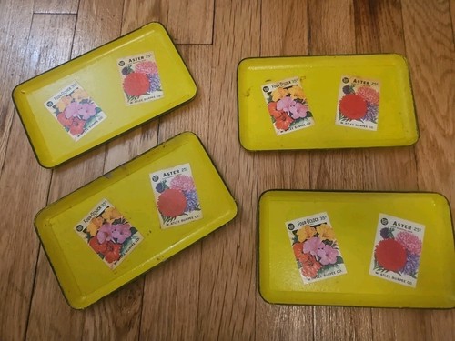 Set vintage garden yellow - set,