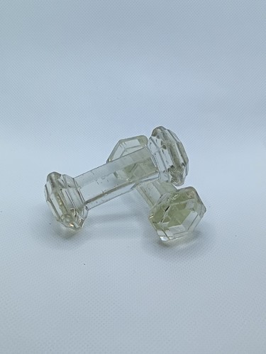 Pair vintage glass knife - of,