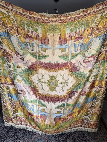 Vintage woven tapestry wall - vintage,