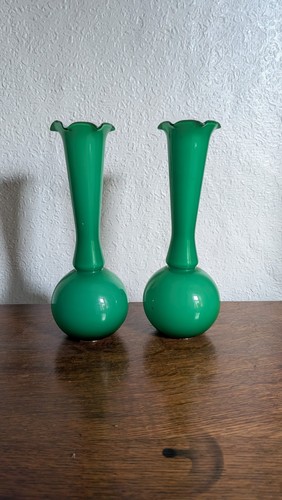 Pair vintage jade - pair, of