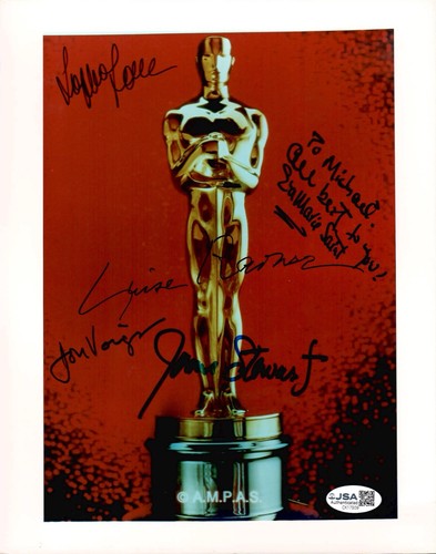 Oscar statue hand signed - oscar, 8x10