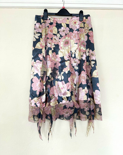 Whistles floral satin line - floral, a-line