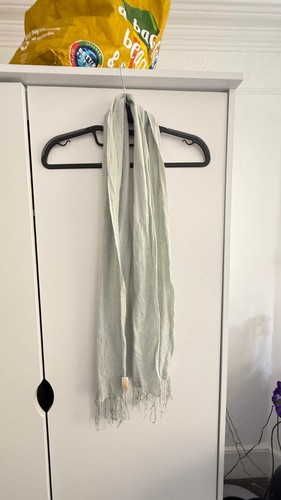 Pashmina grey cashmere 50 - 50%,