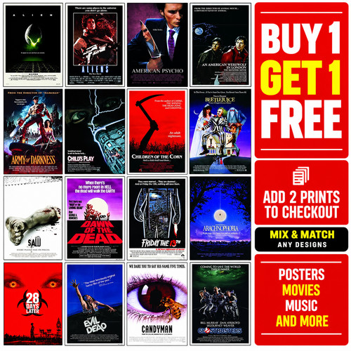 Retro horror movie - horror, posters