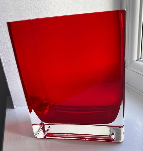 Vibrant ruby red - red, rectangular