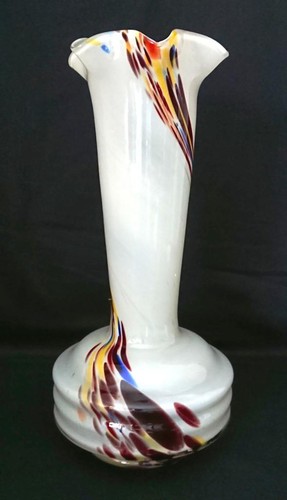 Large murano art glass - v,