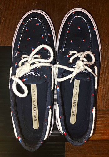 Sperry popsicle canvas - x, boat