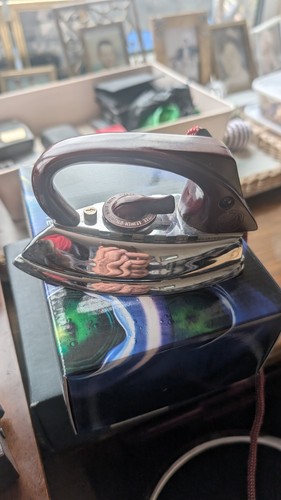 Vintage small travel - iron, c