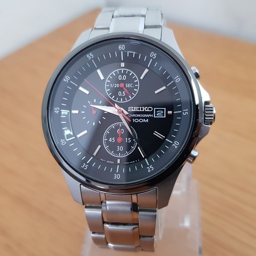Mens steel bracelet seiko - mens,