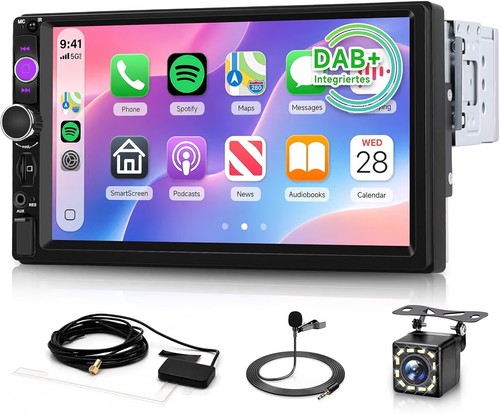 Single din dab car stereo - din,