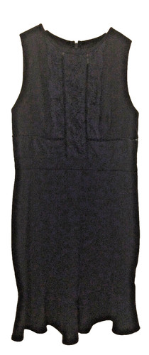 Navy size linear dress - navy,