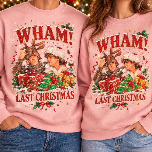 Wham last christmas - christmas, pink