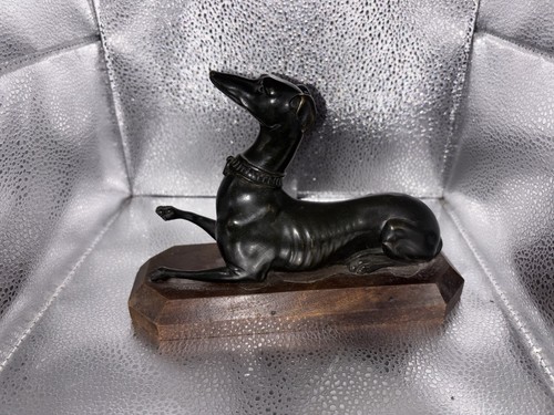 Bronze whippet greyhound dog - greyhound,