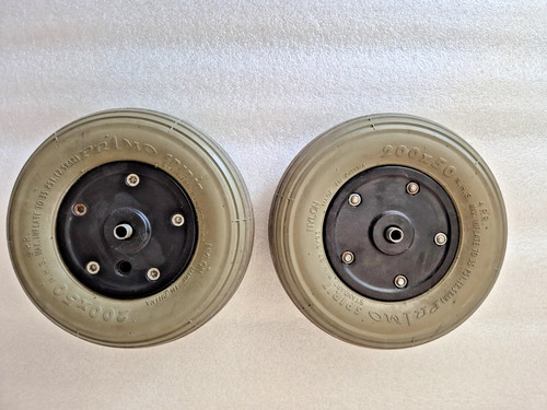 Pair used front castor - used,