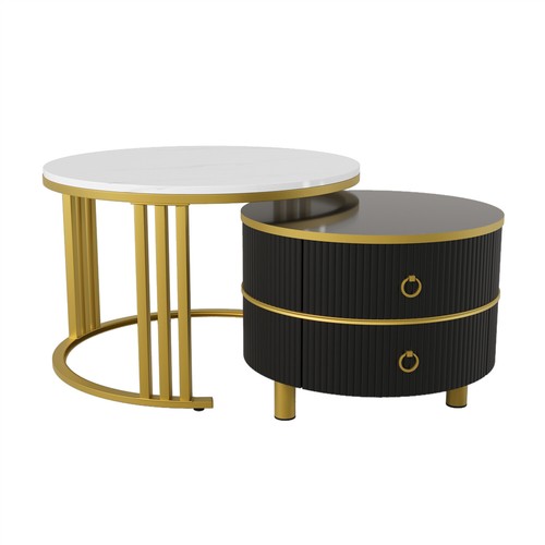 Round nesting coffee - round,
