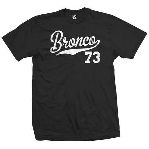 Bronco script shirt - bronco, 73
