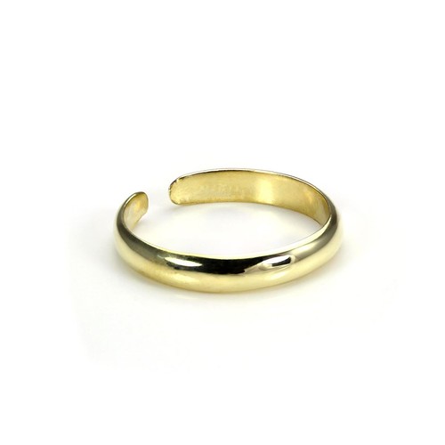 9ct gold adjustable plain - gold,