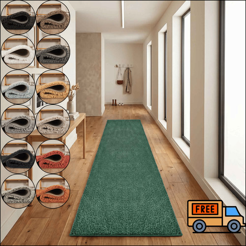 Soft shaggy runner rug thick - shaggy,