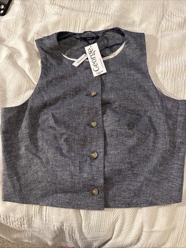 George waistcoat size nwt - george,