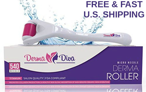 Titanium derma roller - roller, .3mm