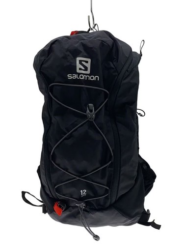Salomon nylon backpack black - salomon,