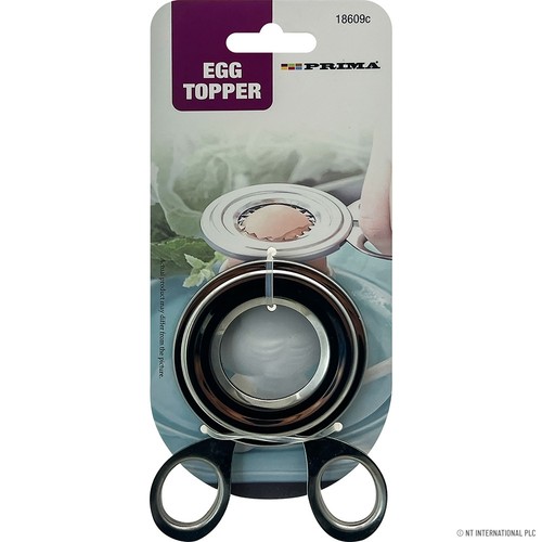 Stainless steel egg - steel, topper
