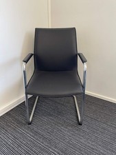 Medium back bonded leather - back,