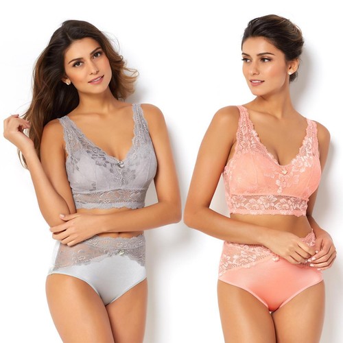 Rhonda shear pack lace bra - lace,