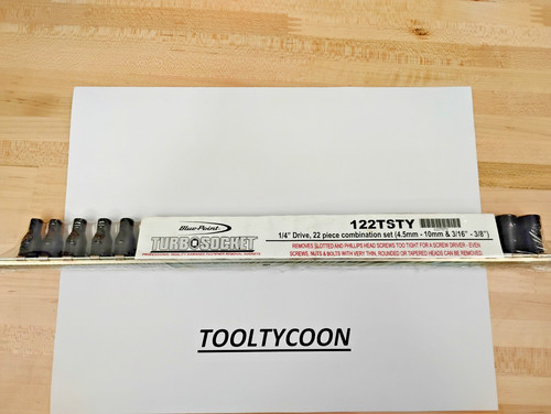 Blue point tools new 22pc - new, 1/4"