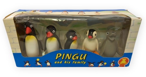 Pingu his family figure - his,