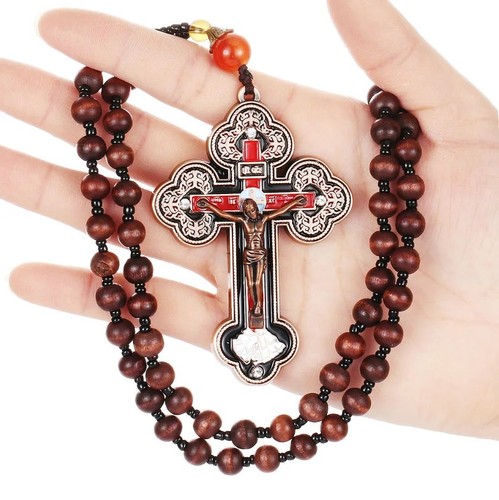 Orthodox crucifix pendant - orthodox,