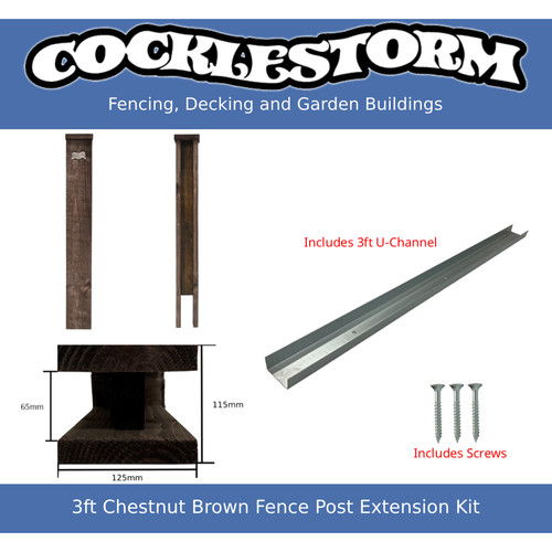 3ft chestnut brown - chestnut,