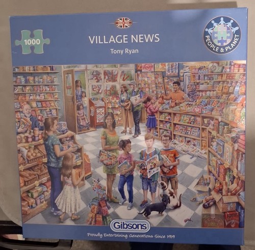 Gibsons 1000 piece village - piece,